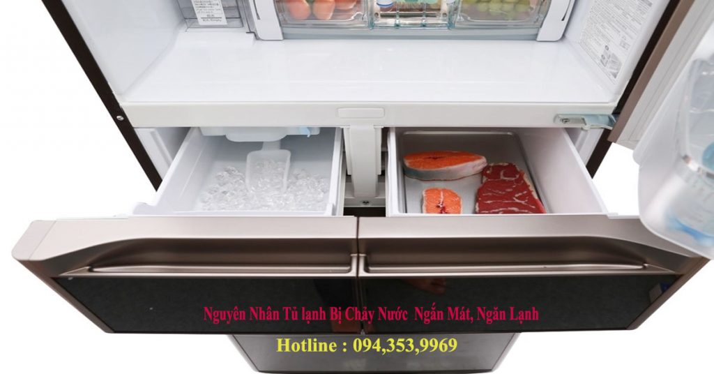 khắc phục tủ lạnh bị chảy nước