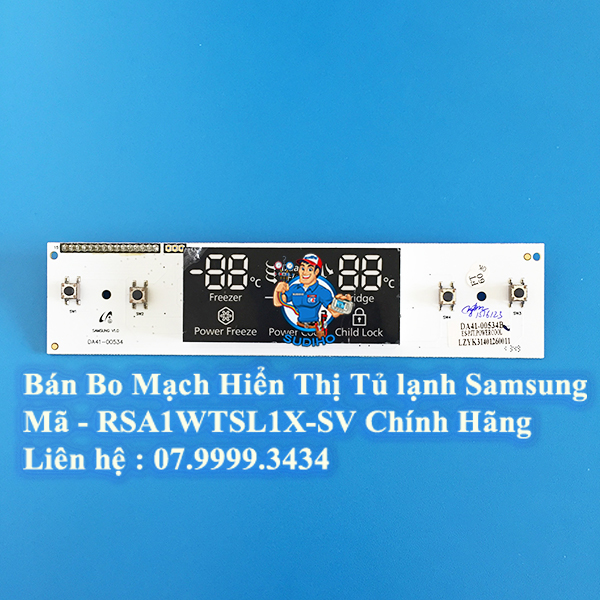 Bán Bo Mạch Hiển Thị Tủ lạnh Samsung - RSA1WTSL1X-SV Chính Hãng