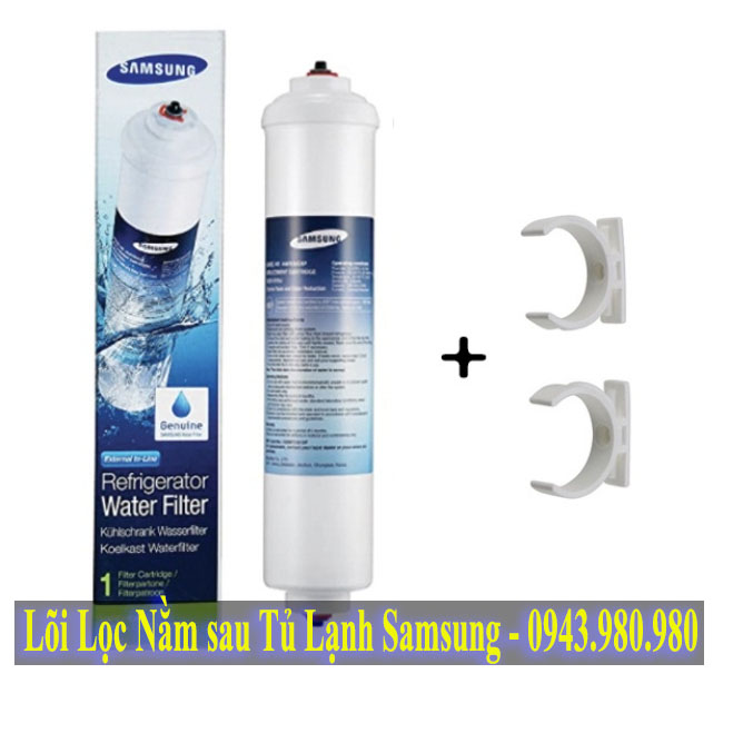 Bán lõi lọc nằm đằng sau tủ lạnh samsung